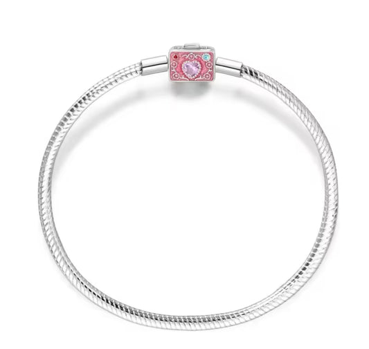 Pulsera con charm plata 925